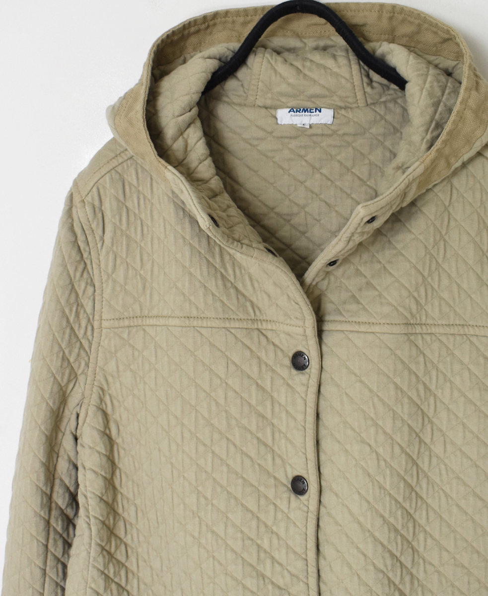NAM0555P(ジャケット) COTTON QUILT HOODED JACKET