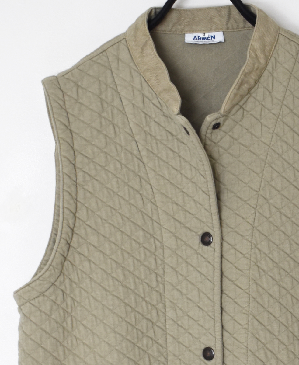 NAM2571P (ベスト) COTTON QUILT VEST