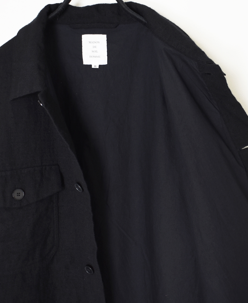 IMDSH2571(ジャケット) BOILED WOOL / LINEN PLAIN WORK JACKET