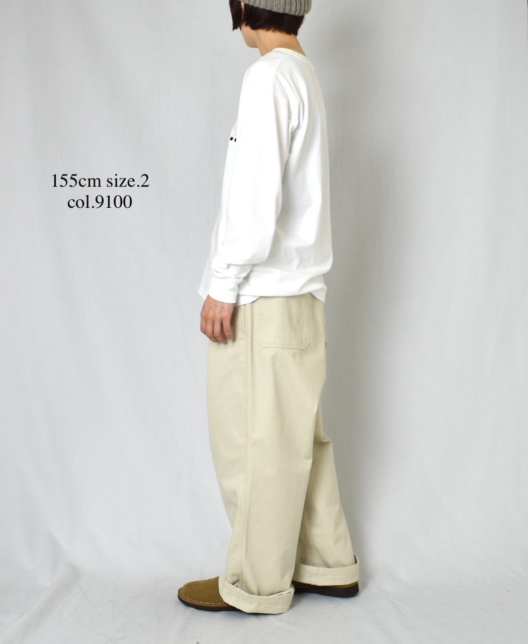 GNAM2551(パンツ) ORGANIC COTTON HERRINGBONE WORK PANTS