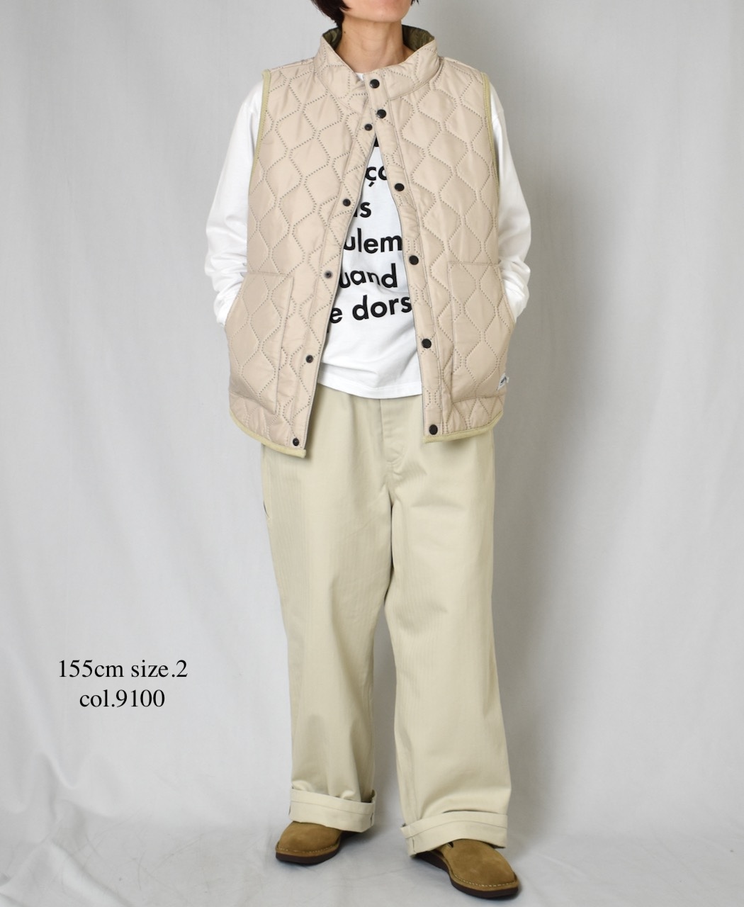 GNAM2551(パンツ) ORGANIC COTTON HERRINGBONE WORK PANTS