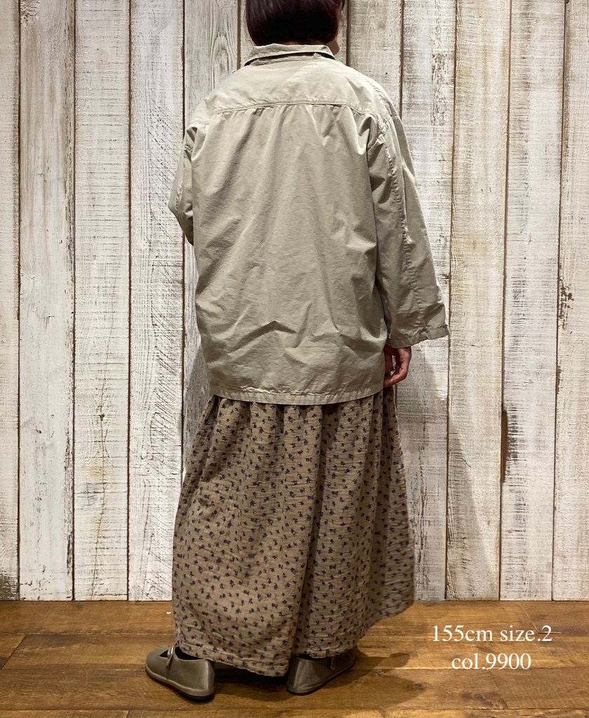 INAM2553PD(シャツ) 40s POPLIN OVER DYE UTILITY SKIPPER SHIRTS
