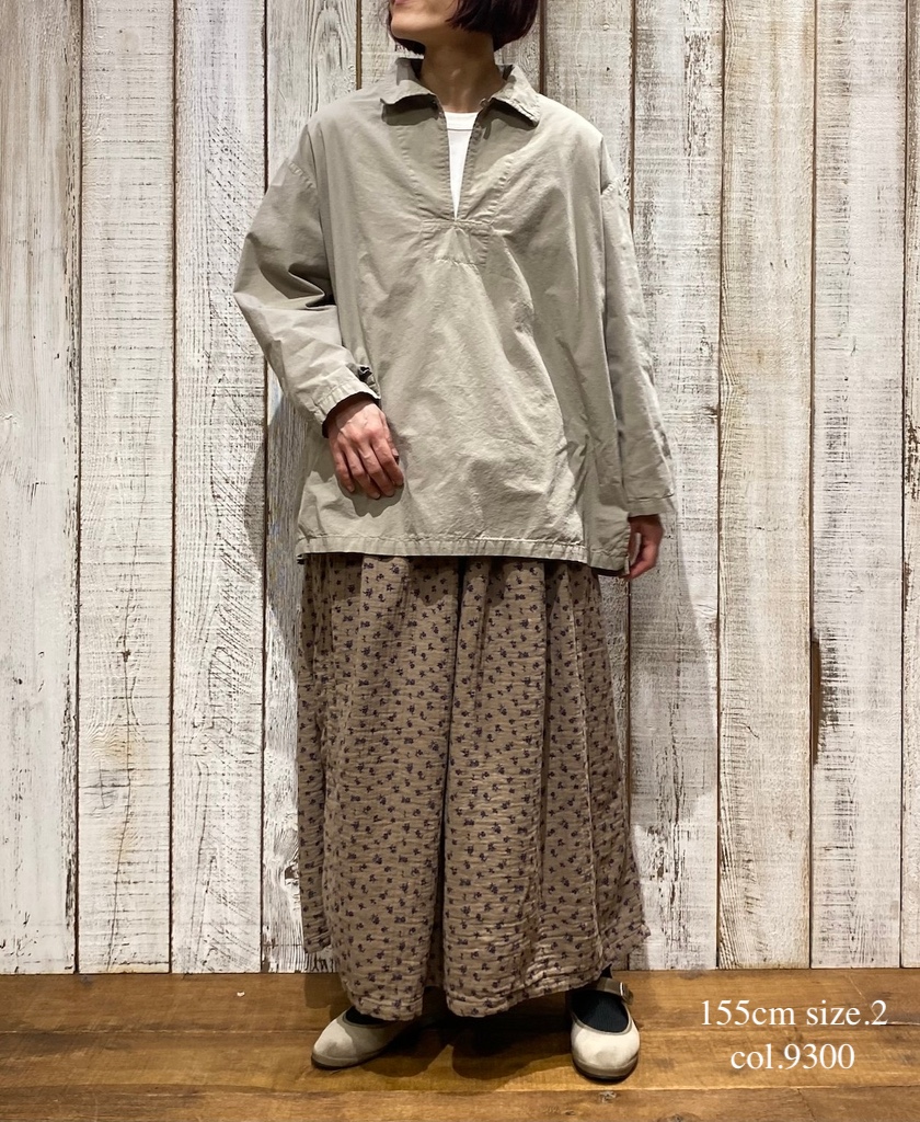 INAM2553PD(シャツ) 40s POPLIN OVER DYE UTILITY SKIPPER SHIRTS