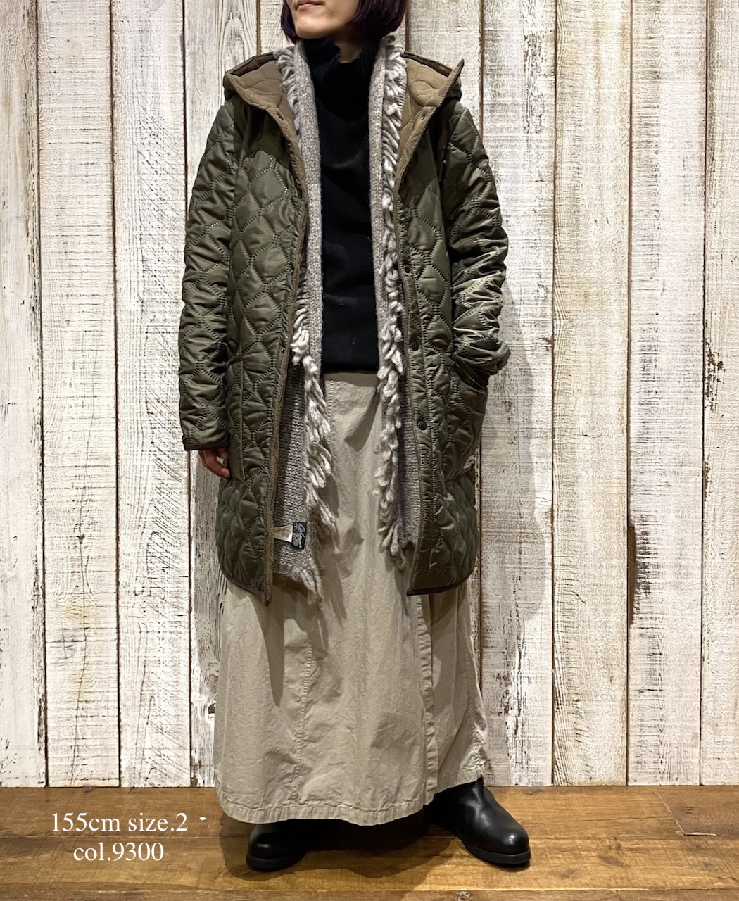 INAM2556PD(キュロット) 40s POPLIN OVER DYE WRAP CULOTTES WITH SEAM POCKET