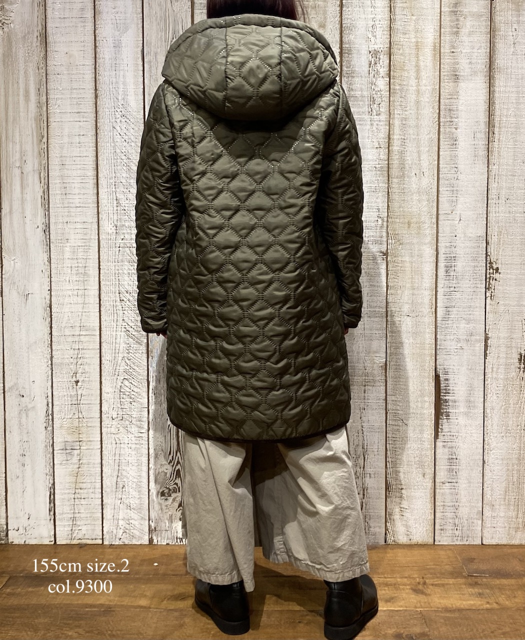INAM2556PD(キュロット) 40s POPLIN OVER DYE WRAP CULOTTES WITH SEAM POCKET