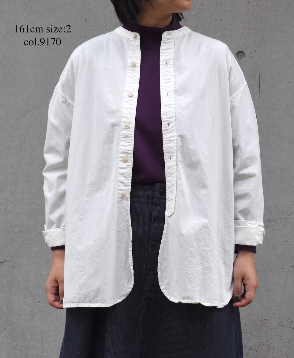 INAM2551PD(シャツ) 40s POPLIN OVER DYE UTILITY SHIRTS