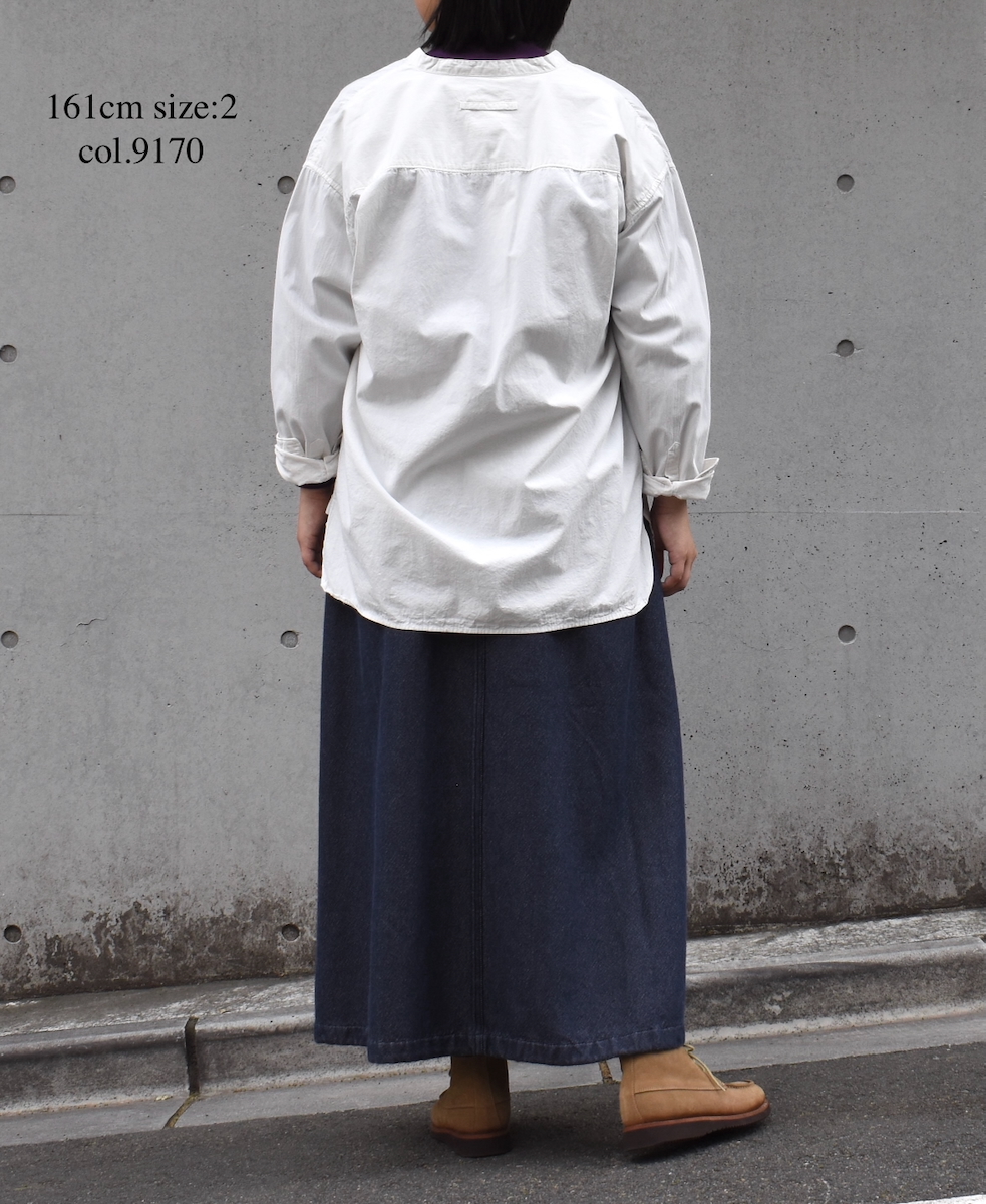 INAM2551PD(シャツ) 40s POPLIN OVER DYE UTILITY SHIRTS