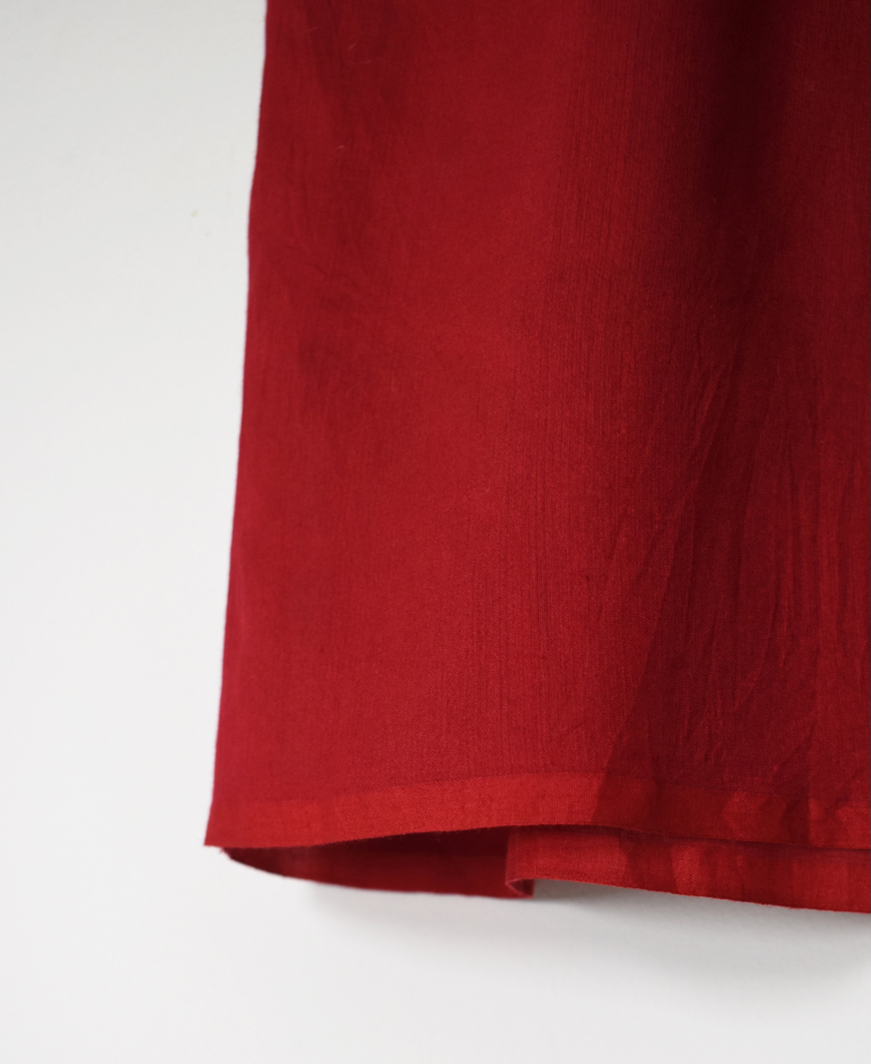 NMDS25546(キュロット) PLAIN COTTON SILK EASY PANTS