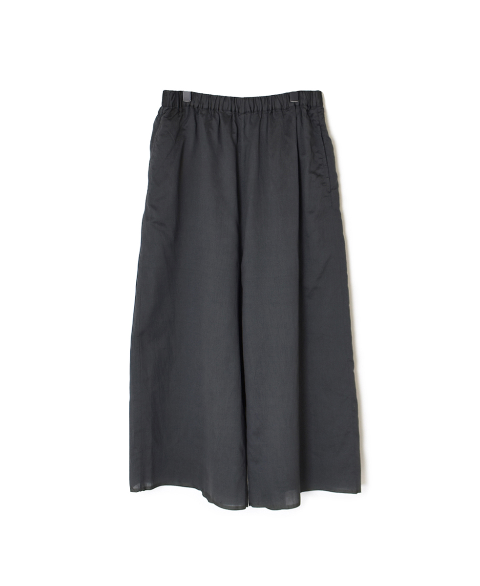 NMDS25546(キュロット) PLAIN COTTON SILK EASY PANTS