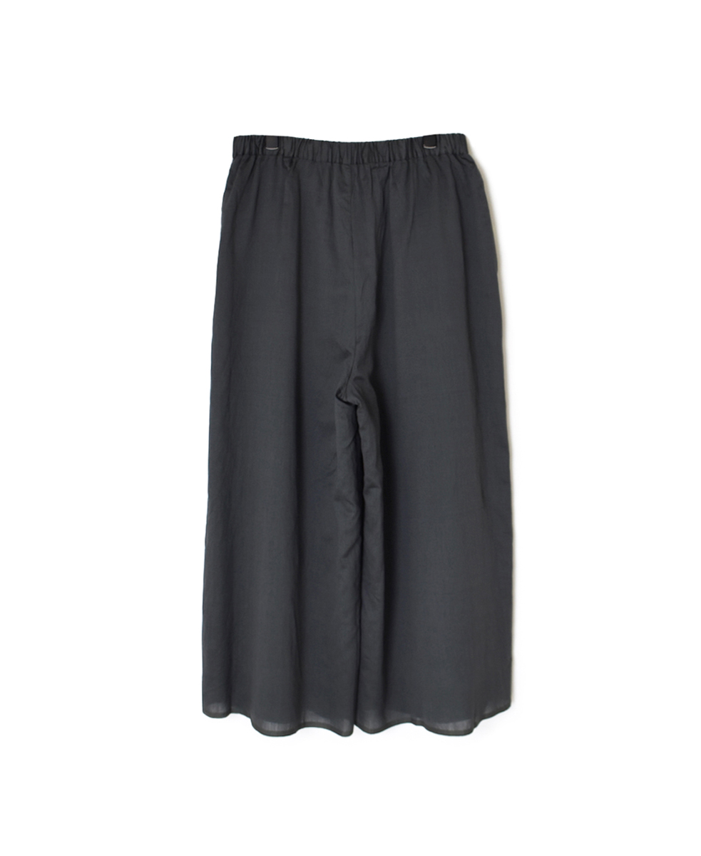 NMDS25546(キュロット) PLAIN COTTON SILK EASY PANTS