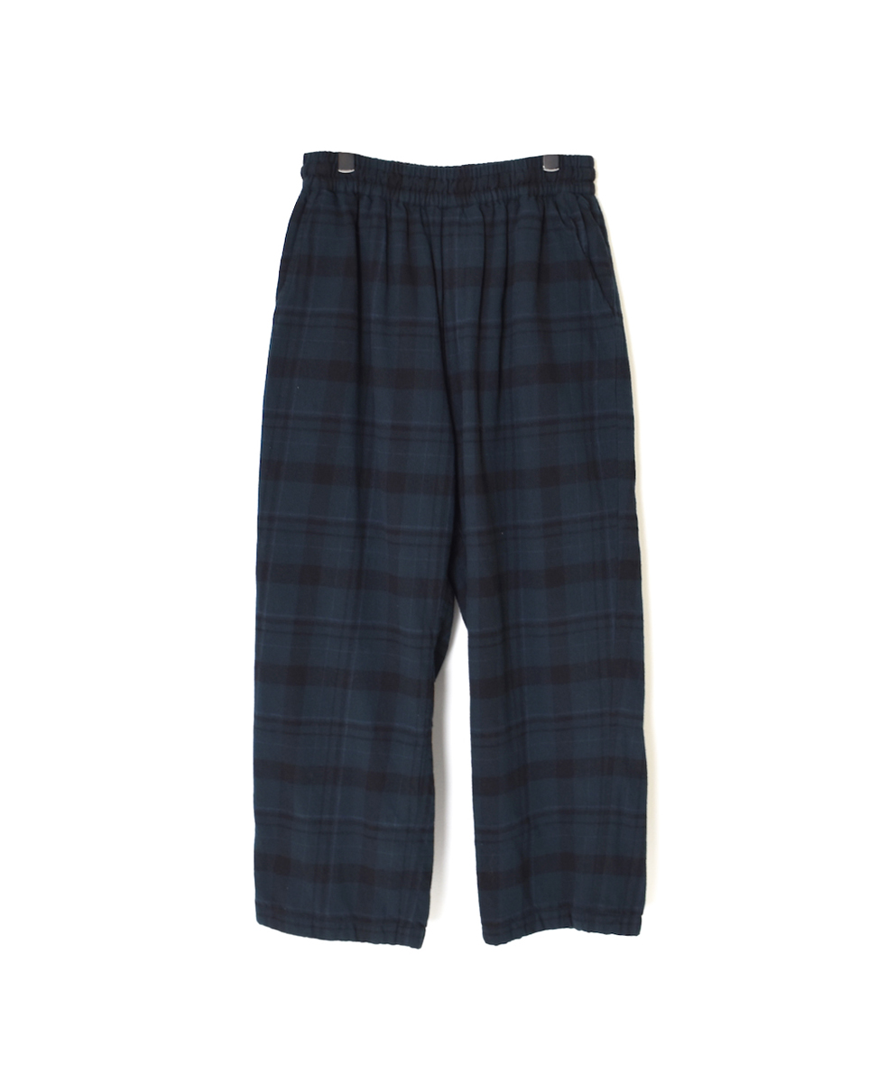 NVL2573D(パンツ) COTTON FLANNEL CHECK OVERDYE EASY PANTS