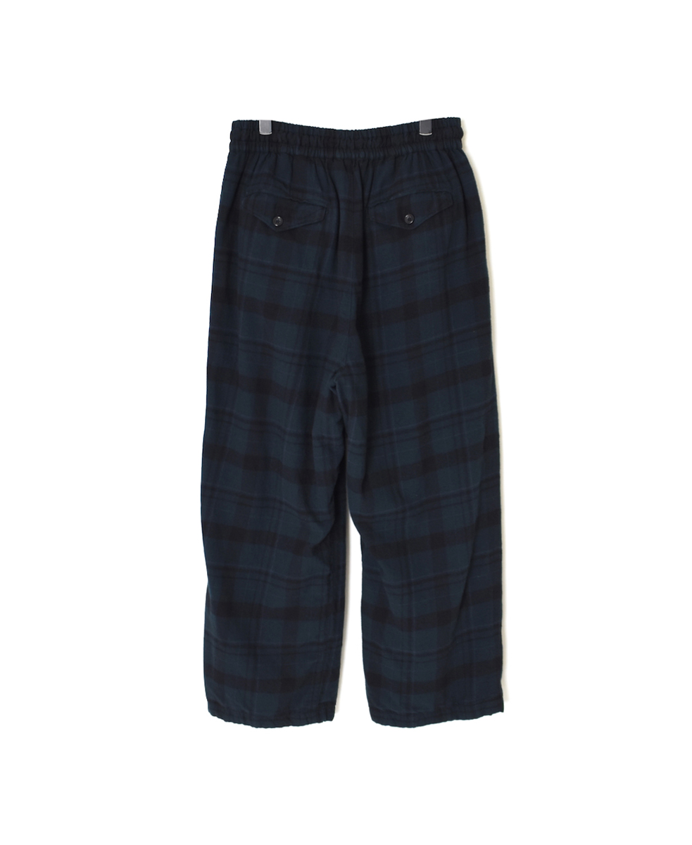 NVL2573D(パンツ) COTTON FLANNEL CHECK OVERDYE EASY PANTS