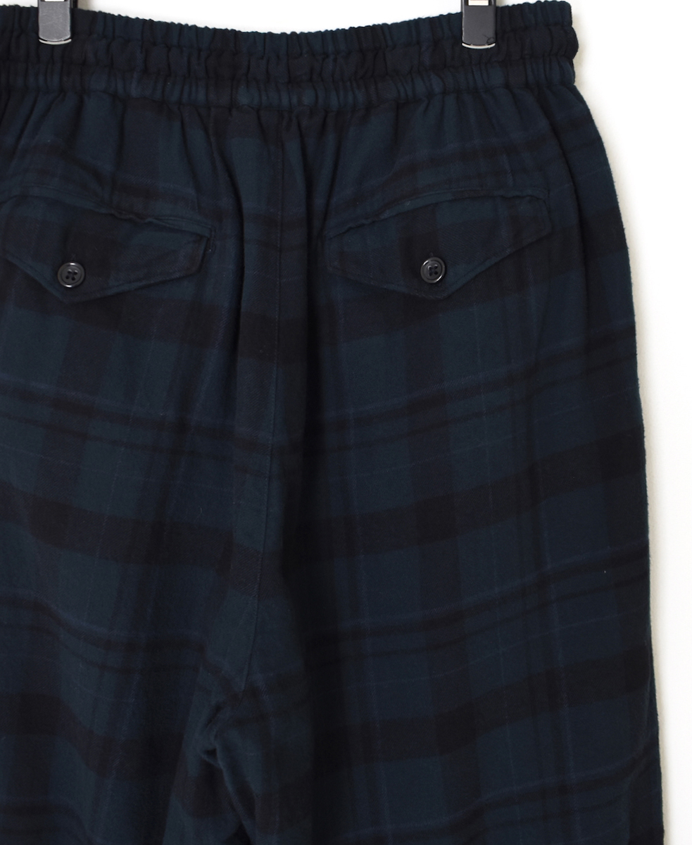 NVL2573D(パンツ) COTTON FLANNEL CHECK OVERDYE EASY PANTS