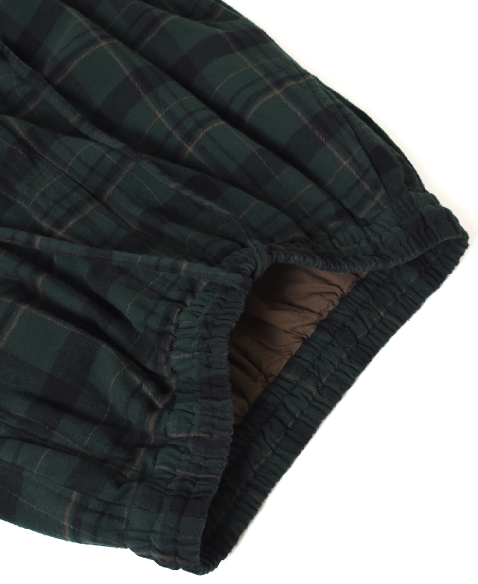 NVL2573D(パンツ) COTTON FLANNEL CHECK OVERDYE EASY PANTS