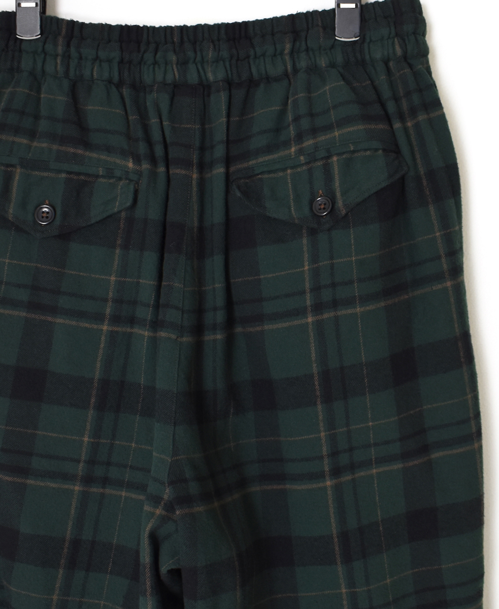 NVL2573D(パンツ) COTTON FLANNEL CHECK OVERDYE EASY PANTS