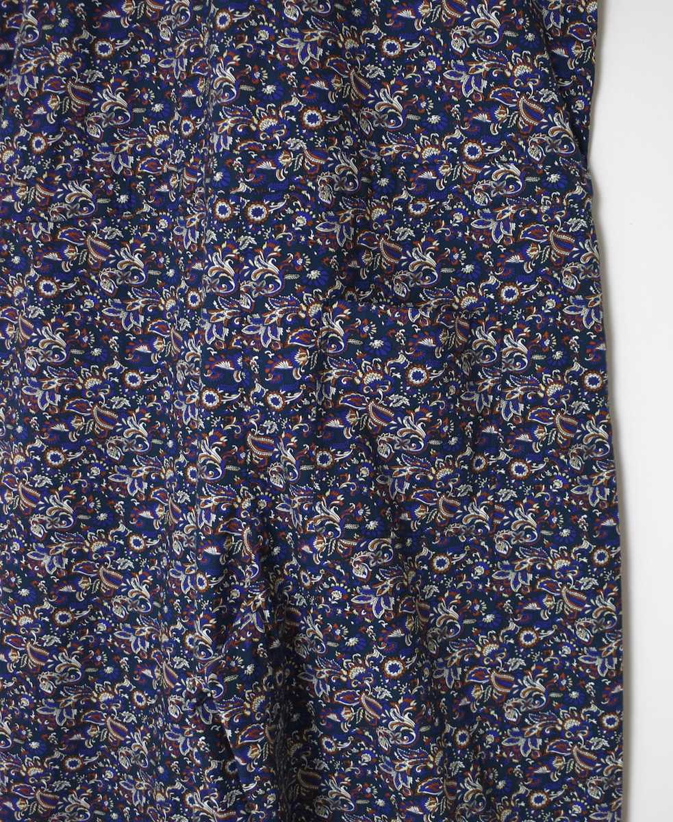 NSL25553(サロペット) 40s POPLIN MEDIUM FLOWER PRINT NO/SL OVERALLS