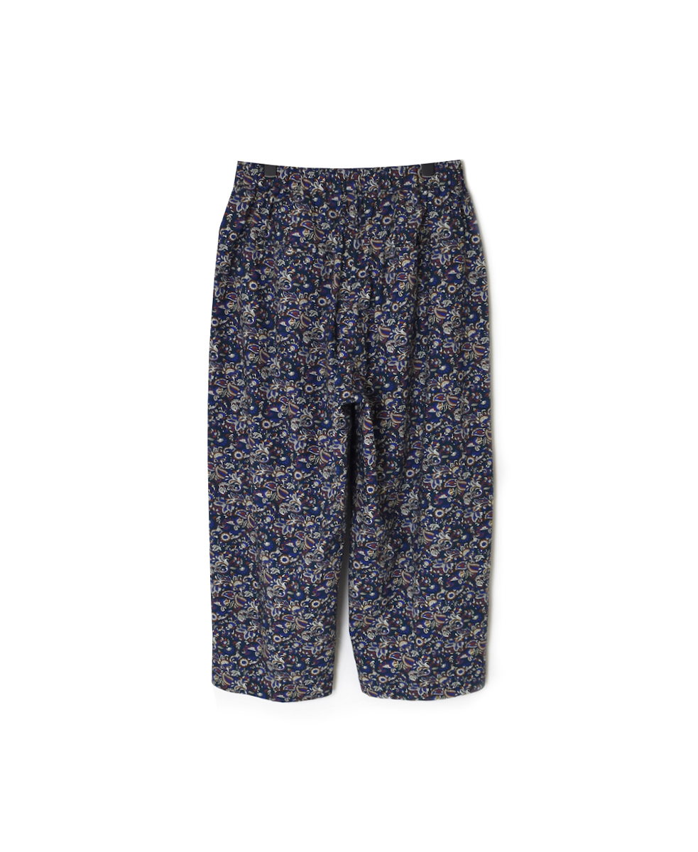 NSL25555(パンツ) 40s POPLIN MEDIUM FLOWER PRINT TAPERED EASY PANTS