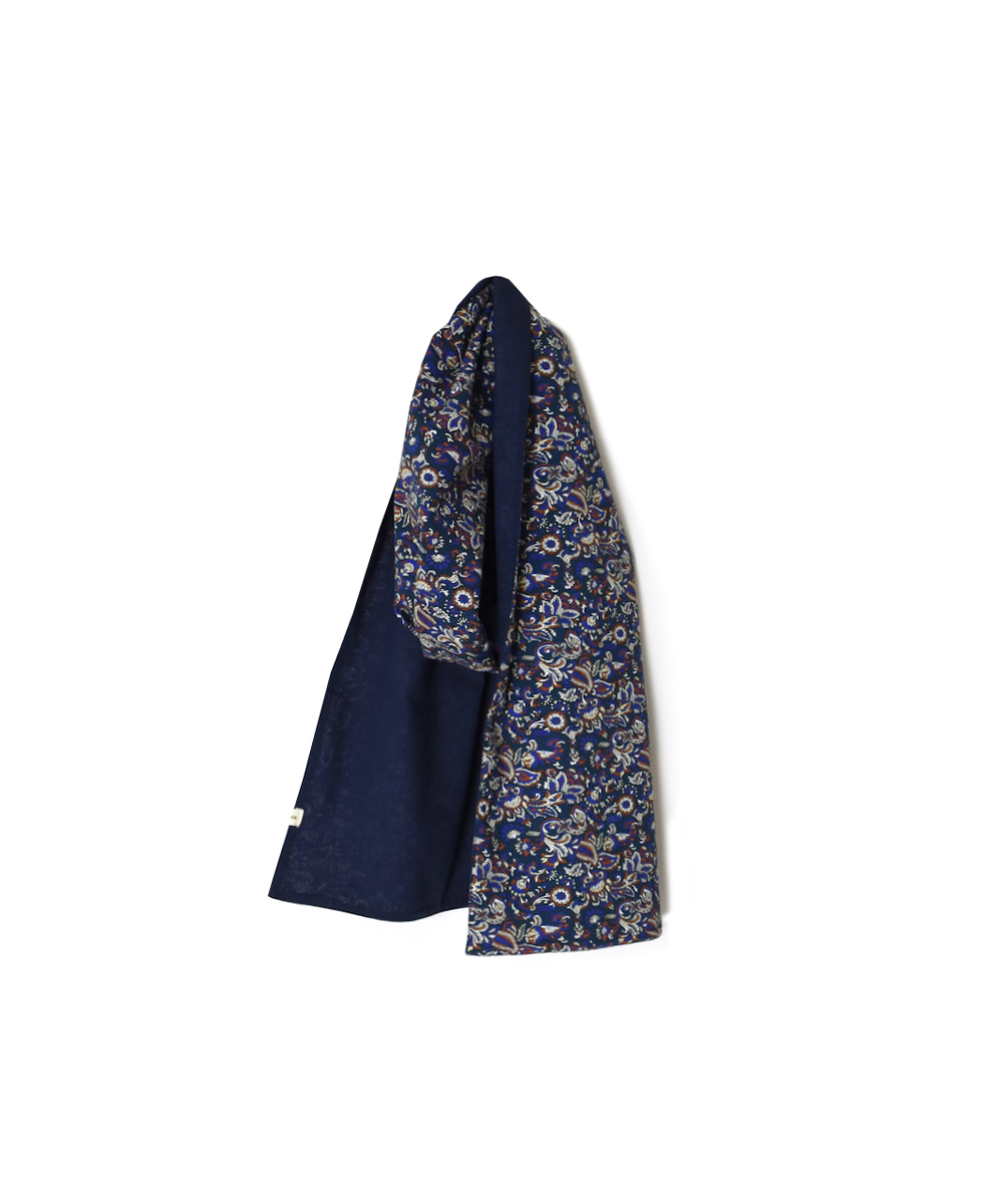 NSL25556(ストール) 40s POPLIN MEDIUM FLOWER PRINT STOLE