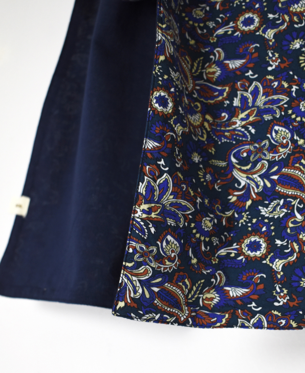 NSL25556(ストール) 40s POPLIN MEDIUM FLOWER PRINT STOLE
