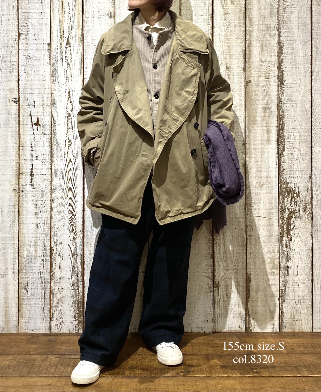 NVL2561D(ジャケット)WIDE&NARROW WALE CORDUROY(OVERDYE) 60'S ORGANIC CAMBRIC SIDE VENTS NO COLLAR JACKET