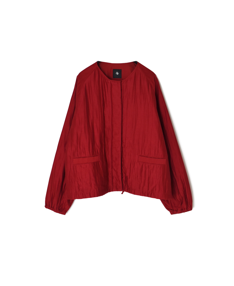 NMDS25542(ジャケット) QUILTED COTTON SILK RAGLAN STRING JACKET