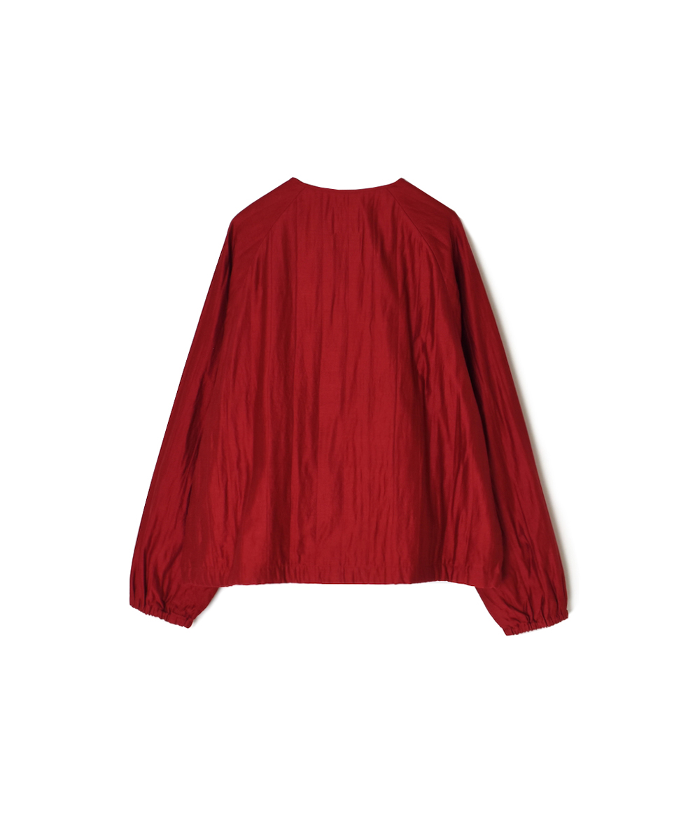 NMDS25542(ジャケット) QUILTED COTTON SILK RAGLAN STRING JACKET