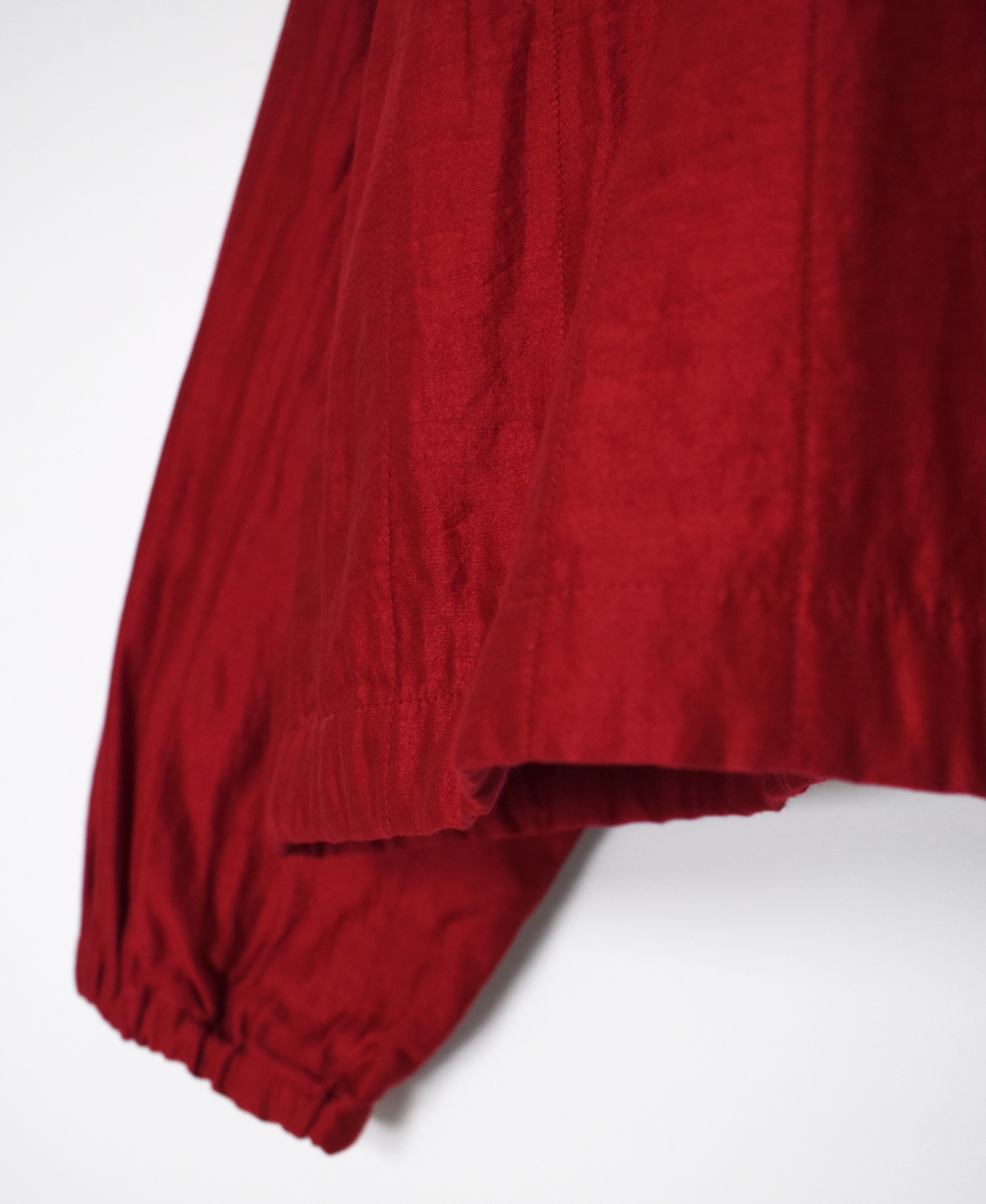 NMDS25542(ジャケット) QUILTED COTTON SILK RAGLAN STRING JACKET