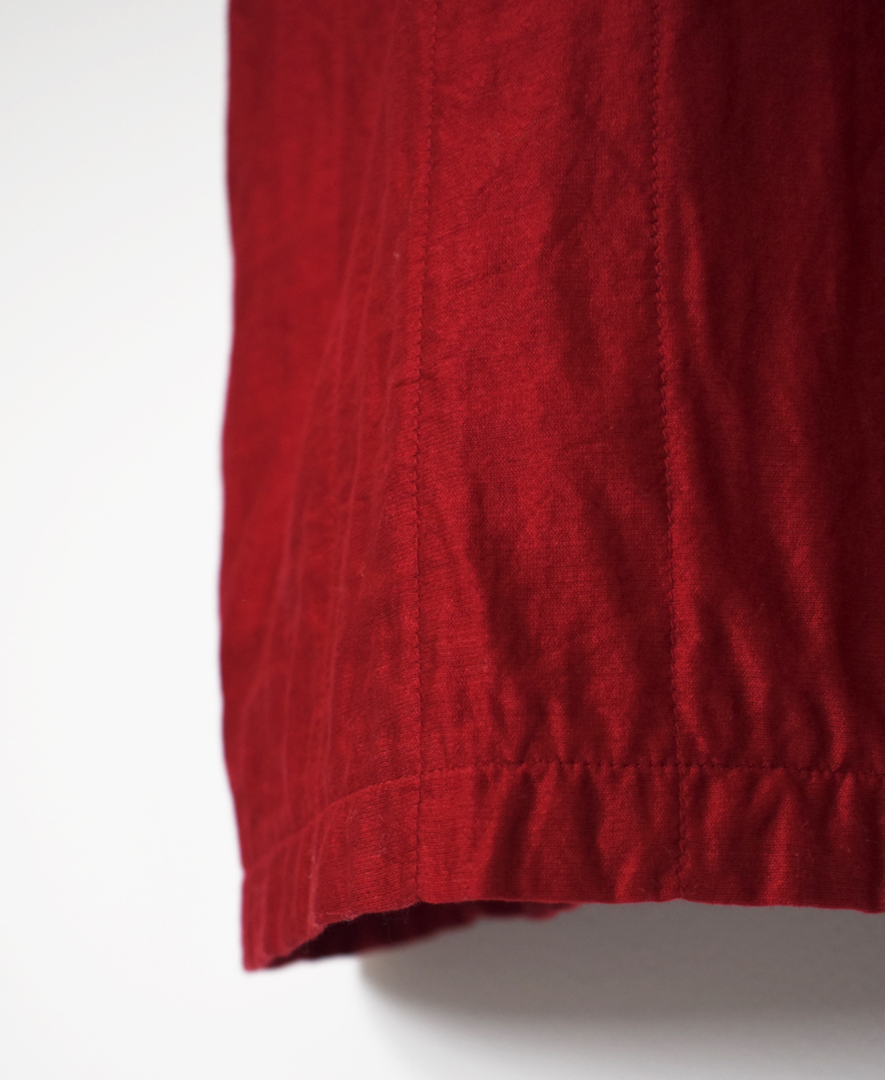 NMDS25541(コート) QUILTED COTTON SILK RAGLAN COAT WITH VERTICAL STITCH