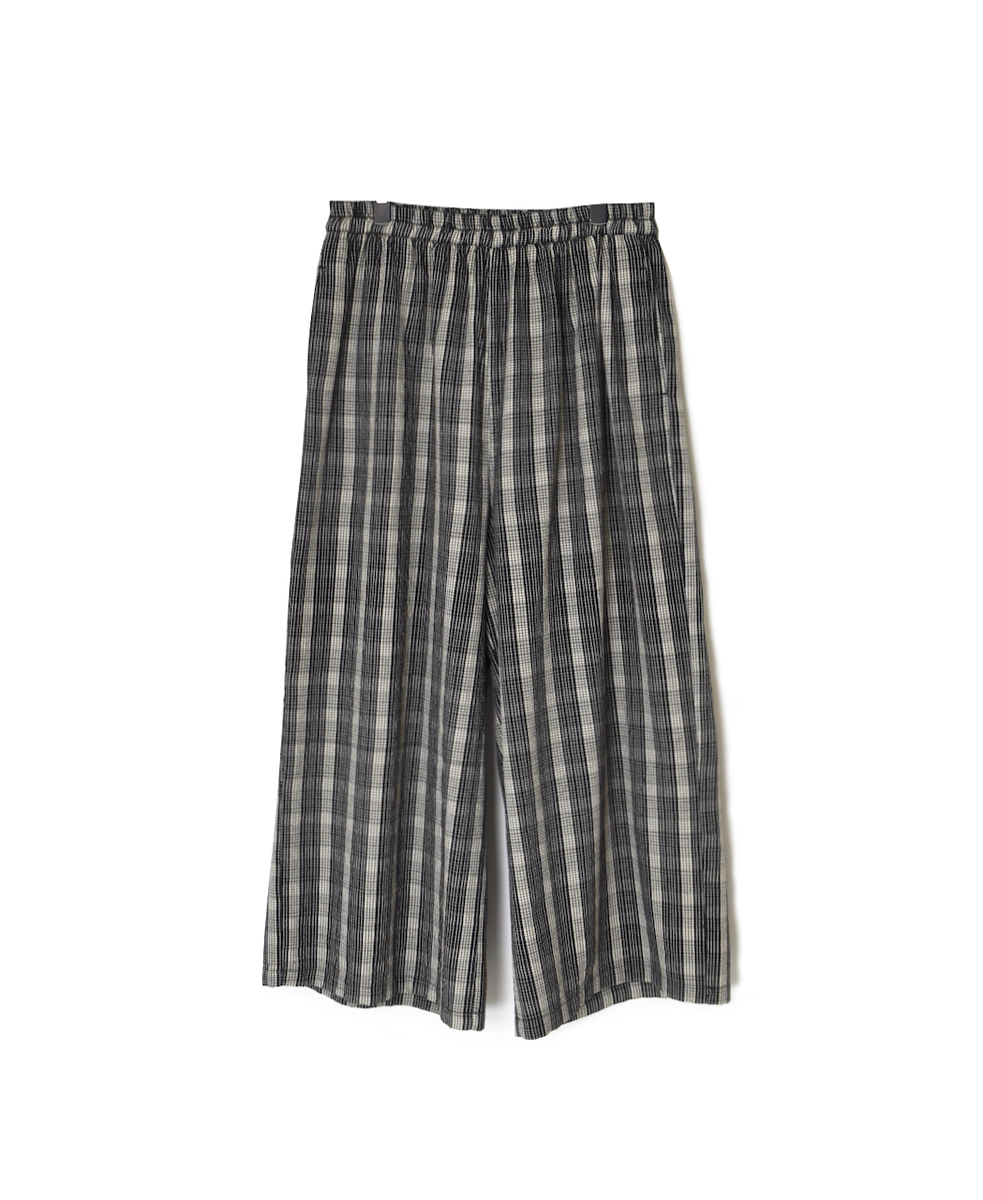 NMDS25595(パンツ) WOOL COTTON CHECK EASY PANTS