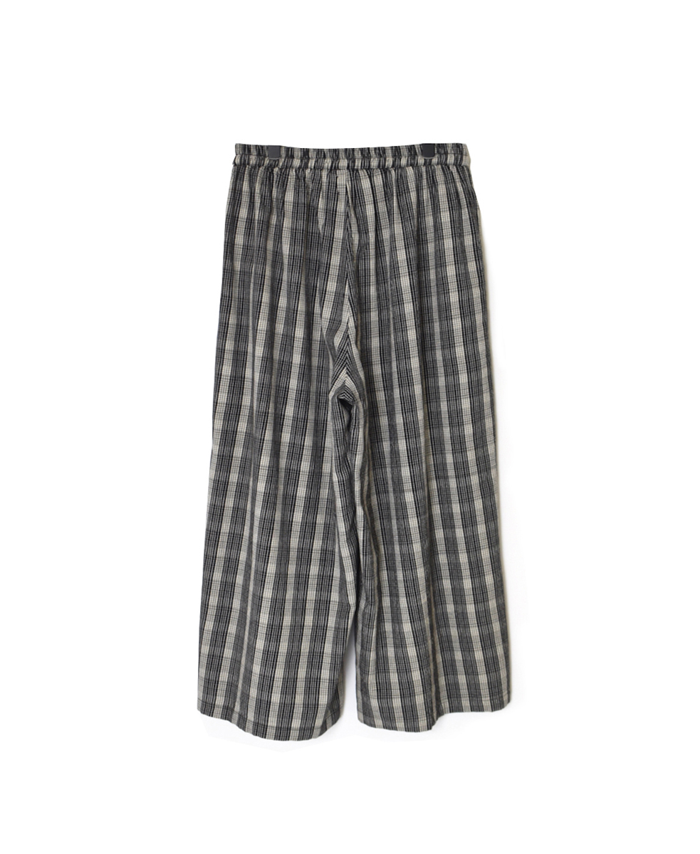 NMDS25595(パンツ) WOOL COTTON CHECK EASY PANTS