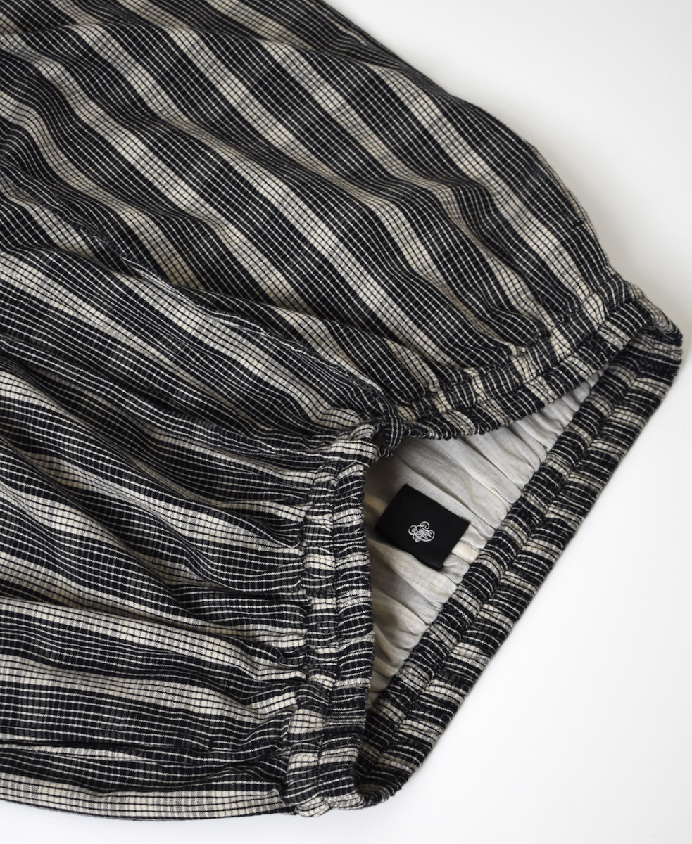 NMDS25595(パンツ) WOOL COTTON CHECK EASY PANTS