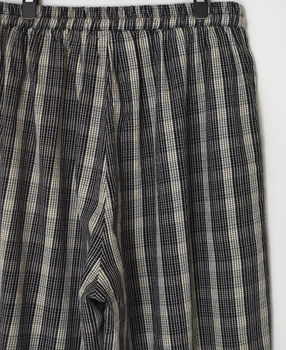 NMDS25595(パンツ) WOOL COTTON CHECK EASY PANTS
