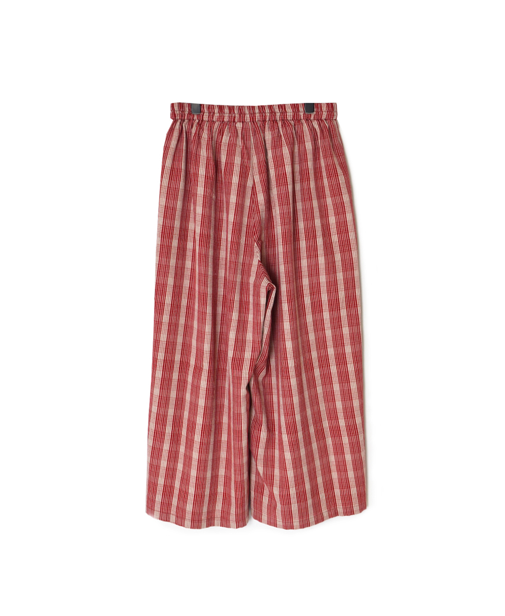 NMDS25595(パンツ) WOOL COTTON CHECK EASY PANTS