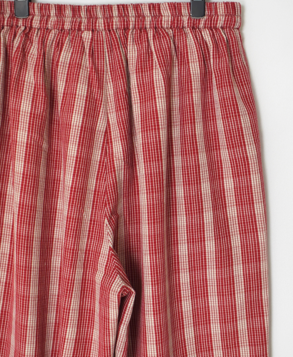 NMDS25595(パンツ) WOOL COTTON CHECK EASY PANTS