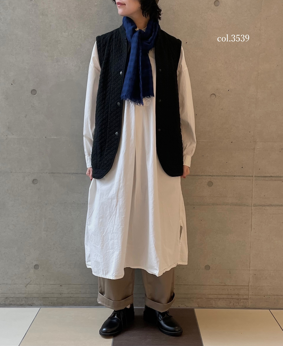 INAM2572(ストール) WOOL GINGHAM STOLE