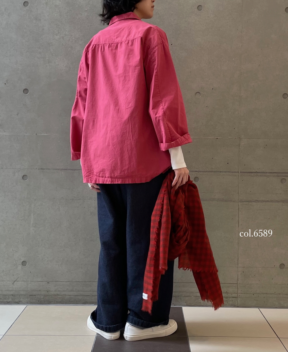 INAM2571(ストール) WOOL GINGHAM LONG STOLE