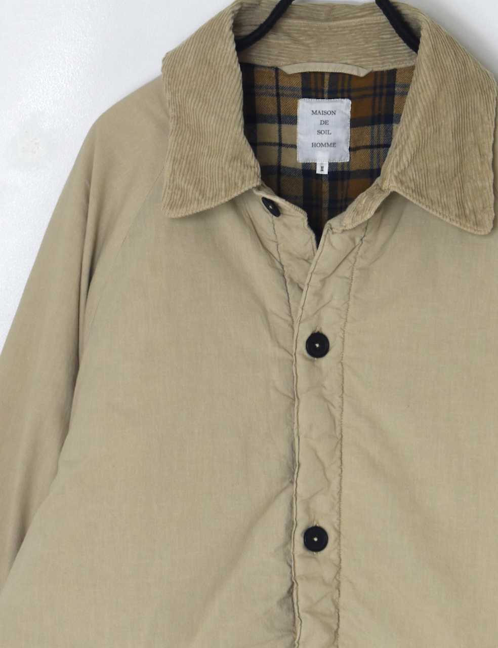 MDSH2551D(ジャケット) PADDED 40s POPLIN FLANNEL LINING  REGULAR COLLAR JACKET
