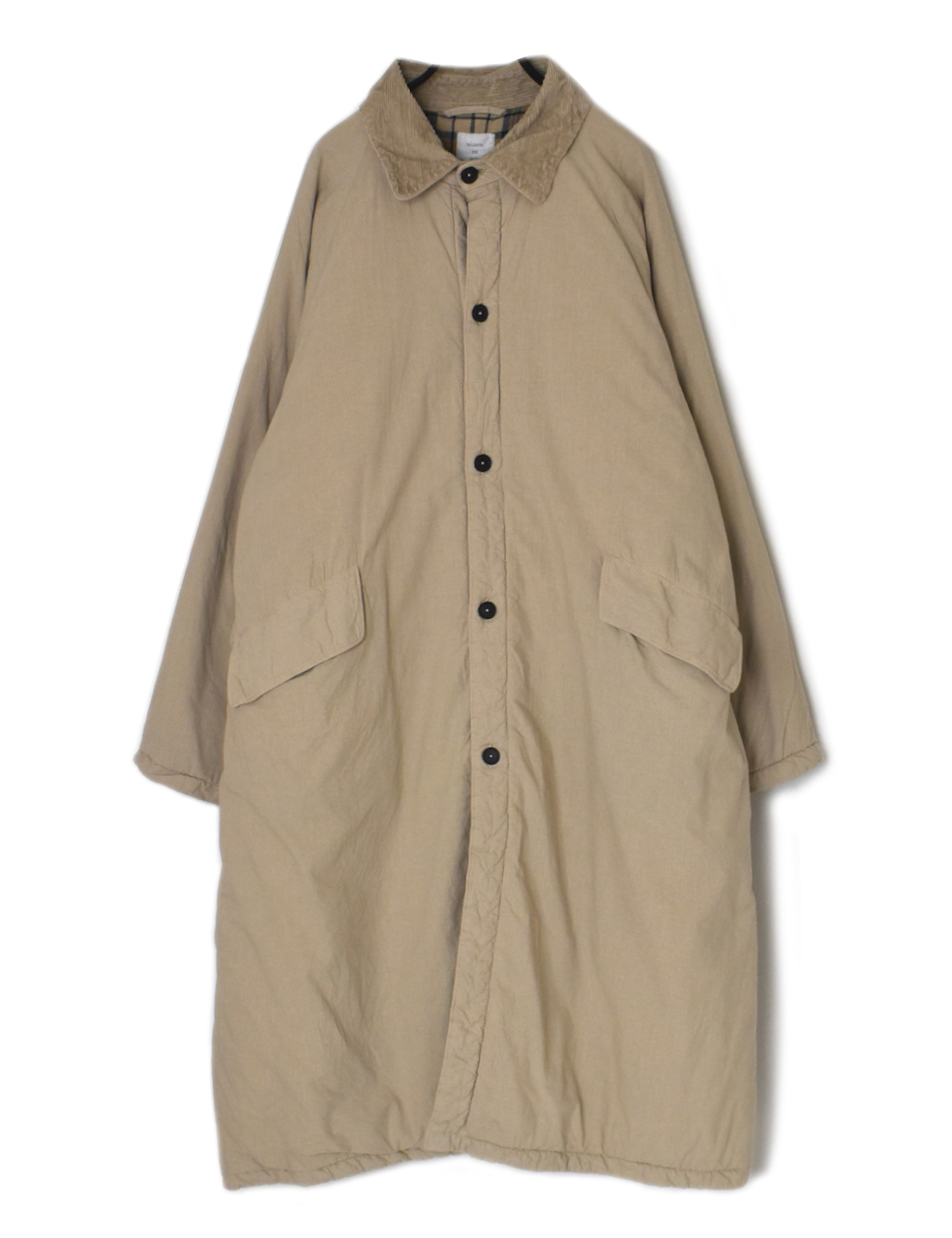 MDSH2552D(コート) PADDED 40s POPLIN FLANNEL LINING REGULAR COLLAR COAT