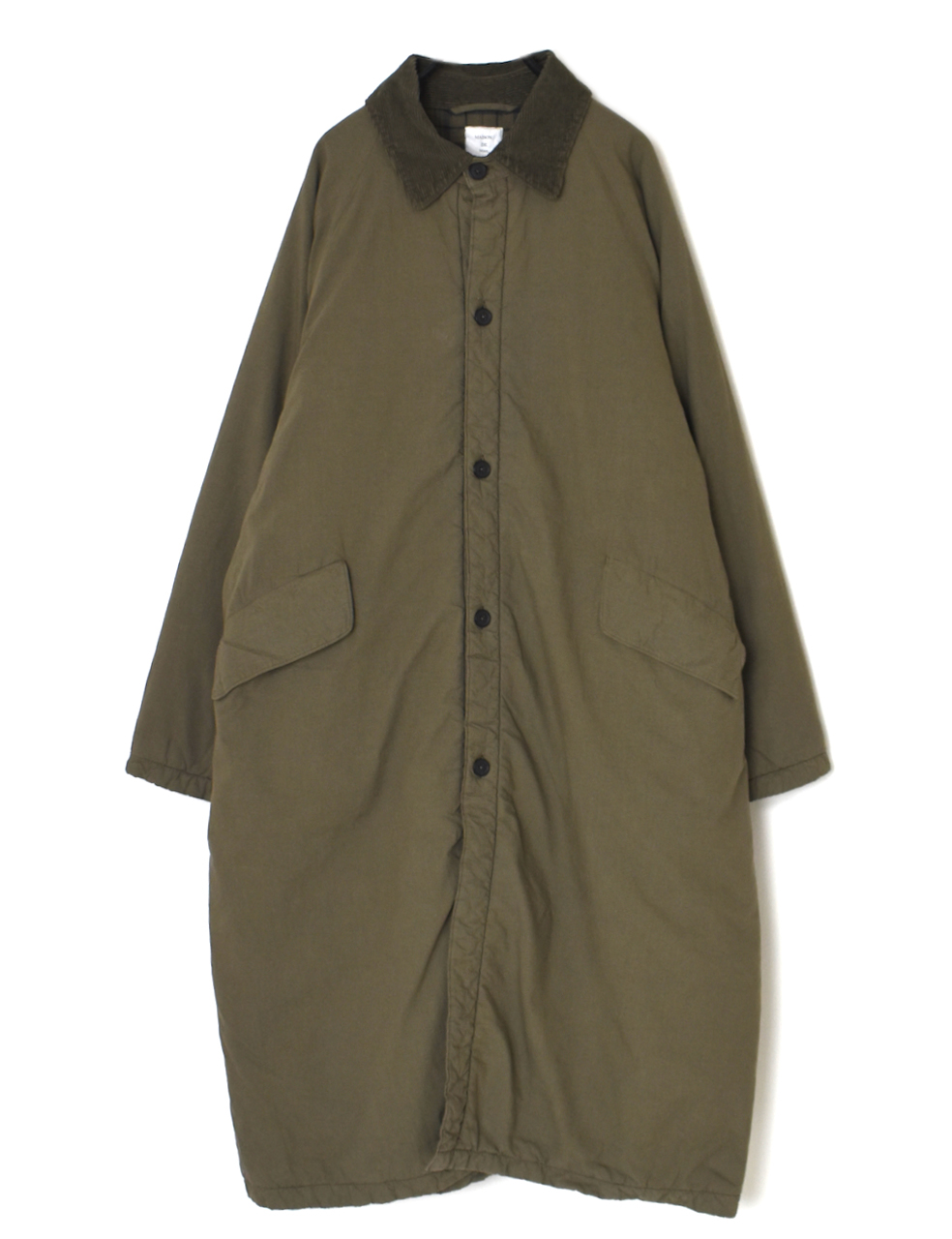 MDSH2552D(コート) PADDED 40s POPLIN FLANNEL LINING REGULAR COLLAR COAT