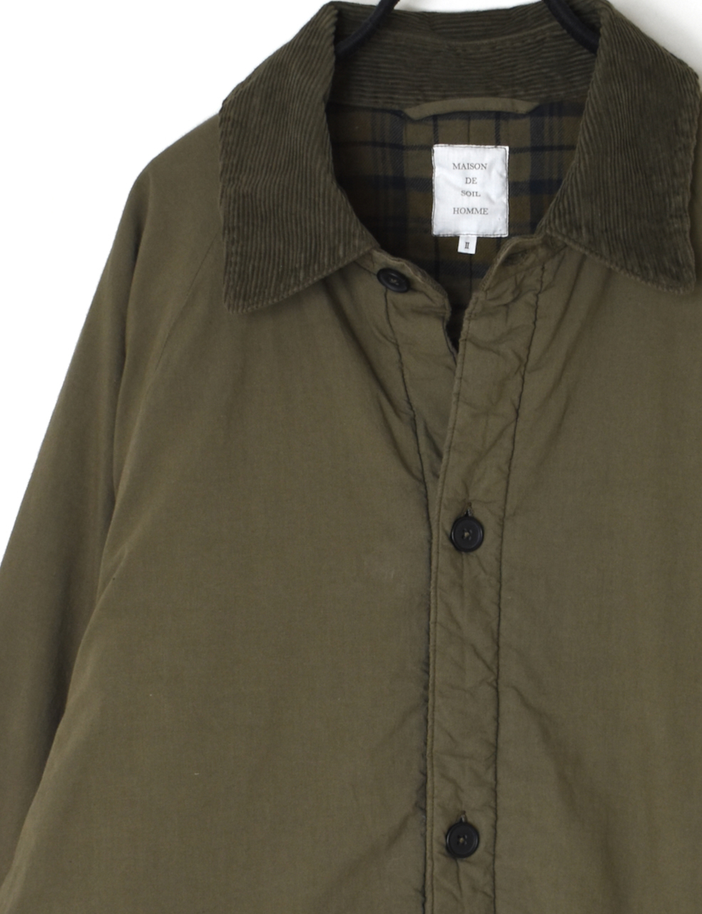 MDSH2552D(コート) PADDED 40s POPLIN FLANNEL LINING REGULAR COLLAR COAT
