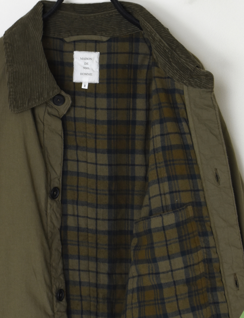 MDSH2552D(コート) PADDED 40s POPLIN FLANNEL LINING REGULAR COLLAR COAT