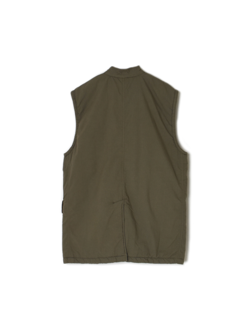 MDSH2553D(ベスト) PADDED 40s POPLIN FLANNEL LINING BANDED COLLAR VEST