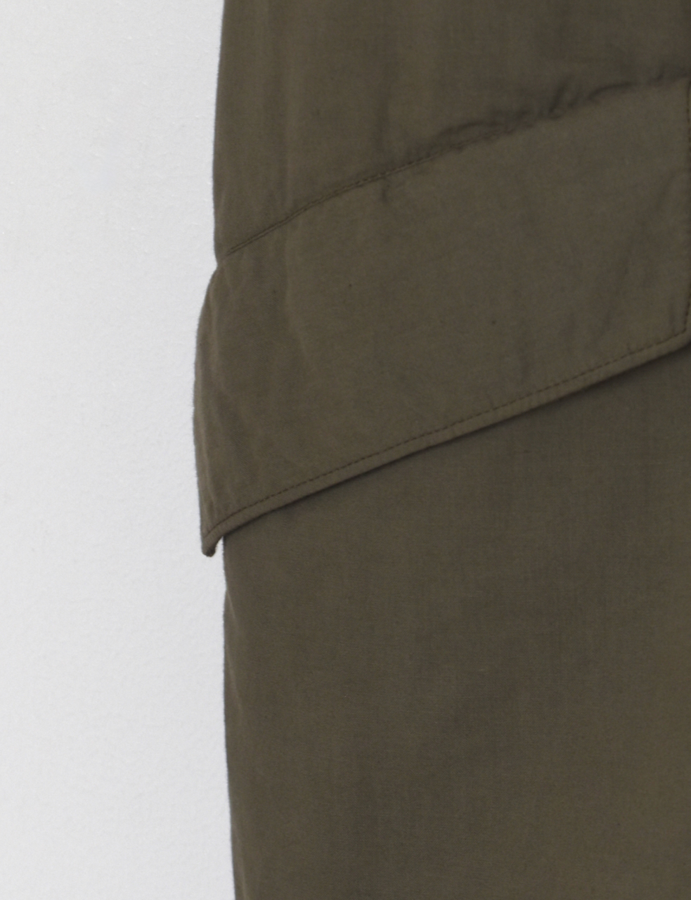 MDSH2553D(ベスト) PADDED 40s POPLIN FLANNEL LINING BANDED COLLAR VEST
