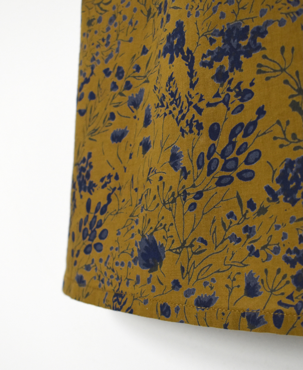 NSL25594(ワンピース) 60s CAMBRIC FLOWER PRINT REGULAR COLLAR DRESS