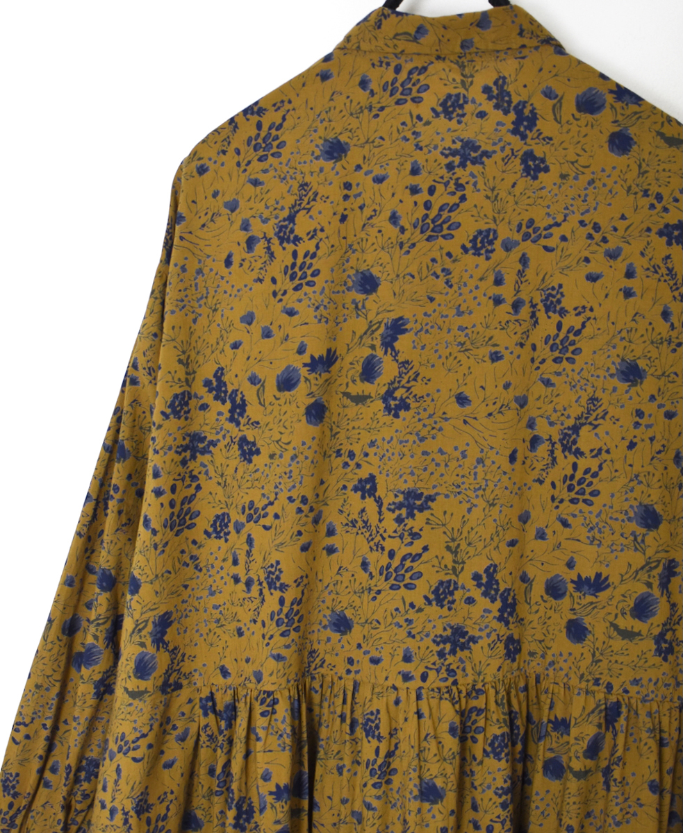 NSL25594(ワンピース) 60s CAMBRIC FLOWER PRINT REGULAR COLLAR DRESS