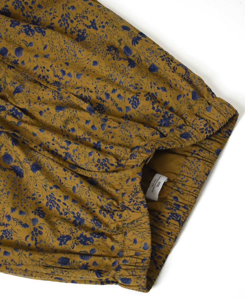 NSL25596(パンツ) 60s CAMBRIC FLOWER PRINT WIDE EASY PANTS