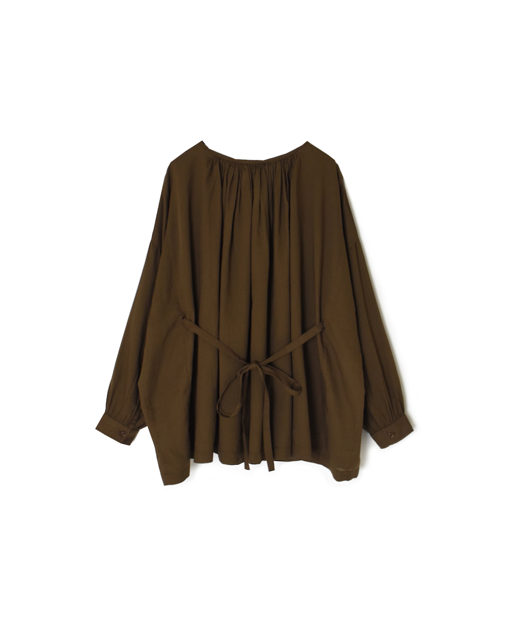NSL25601(スモック) 60s COTTON TWILL PLAIN GATHERED SMOCK