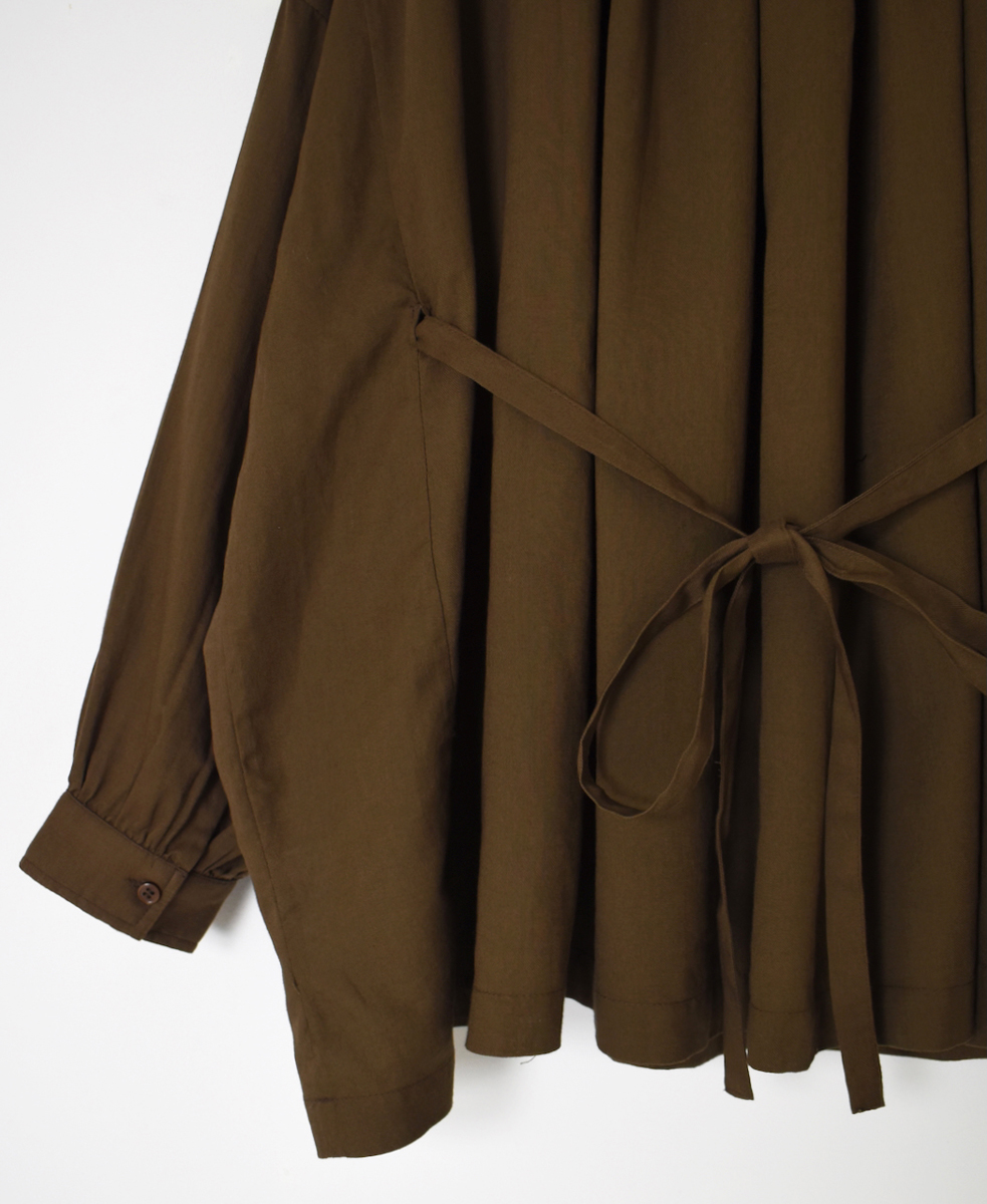 NSL25601(スモック) 60s COTTON TWILL PLAIN GATHERED SMOCK