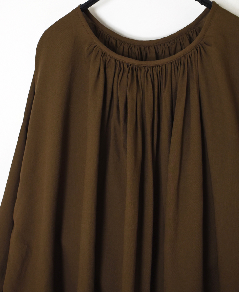 NSL25601(スモック) 60s COTTON TWILL PLAIN GATHERED SMOCK