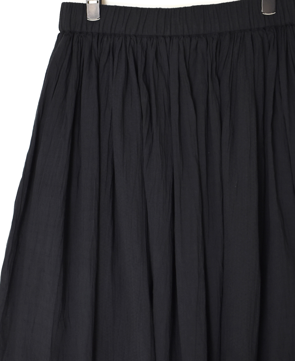 NSL25615(スカート) COTTON DOBIE DOT PATCHWORK GATHERED SKIRT